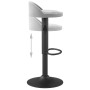 Light Gray Velvet Kitchen Stool by vidaXL, Kitchen stools - Ref: Foro24-333590, Price: 66,43 €, Discount: %