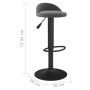 Dark Gray Velvet Kitchen Stool by vidaXL, Kitchen stools - Ref: Foro24-333591, Price: 67,06 €, Discount: %