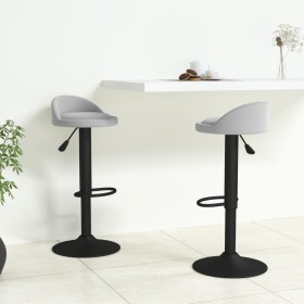 Kitchen stools 2 units light gray velvet by vidaXL, Kitchen stools - Ref: Foro24-333601, Price: 101,28 €, Discount: %