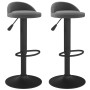 Kitchen stools 2 units dark gray velvet by vidaXL, Kitchen stools - Ref: Foro24-333602, Price: 106,72 €, Discount: %