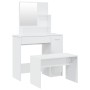 Glossy white vanity set 86.5x35x136 cm by vidaXL, Bedroom Dressers - Ref: Foro24-3114151, Price: 122,99 €, Discount: %