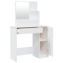 Glossy white vanity set 86.5x35x136 cm by vidaXL, Bedroom Dressers - Ref: Foro24-3114151, Price: 122,99 €, Discount: %