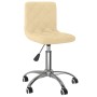 Swivel dining chairs 2 pcs cream velvet by vidaXL, dining chairs - Ref: Foro24-333752, Price: 90,99 €, Discount: %