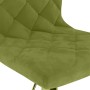 2 pcs Light Green Velvet Swivel Dining Chairs by vidaXL, dining chairs - Ref: Foro24-333755, Price: 90,59 €, Discount: %