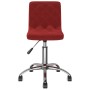 Swivel dining chairs 2 units red velvet by vidaXL, dining chairs - Ref: Foro24-333759, Price: 91,85 €, Discount: %