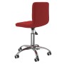 Swivel dining chairs 2 units red velvet by vidaXL, dining chairs - Ref: Foro24-333759, Price: 91,85 €, Discount: %