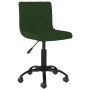 Silla de comedor giratoria de terciopelo verde oscuro de vidaXL, Sillas de comedor - Ref: Foro24-333767, Precio: 77,83 €, Des...