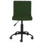 Silla de comedor giratoria de terciopelo verde oscuro de vidaXL, Sillas de comedor - Ref: Foro24-333767, Precio: 77,83 €, Des...