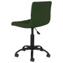 Silla de comedor giratoria de terciopelo verde oscuro de vidaXL, Sillas de comedor - Ref: Foro24-333767, Precio: 77,83 €, Des...