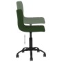 Silla de comedor giratoria de terciopelo verde oscuro de vidaXL, Sillas de comedor - Ref: Foro24-333767, Precio: 77,83 €, Des...