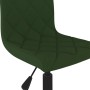 Silla de comedor giratoria de terciopelo verde oscuro de vidaXL, Sillas de comedor - Ref: Foro24-333767, Precio: 77,83 €, Des...