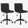 Swivel dining chairs 2 pcs black velvet by vidaXL, dining chairs - Ref: Foro24-333772, Price: 129,09 €, Discount: %