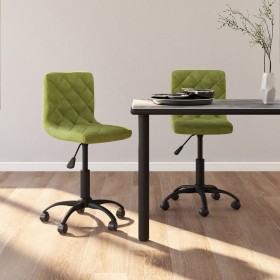 2 pcs Light Green Velvet Swivel Dining Chairs by vidaXL, dining chairs - Ref: Foro24-333777, Price: 84,87 €, Discount: %