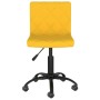 Sillas de comedor giratorias 2 uds terciopelo amarillo mostaza de vidaXL, Sillas de comedor - Ref: Foro24-333782, Precio: 95,...