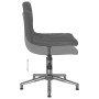 Swivel dining chairs 2 units dark gray velvet by vidaXL, dining chairs - Ref: Foro24-333798, Price: 84,54 €, Discount: %