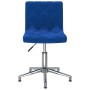 Swivel dining chairs 2 pcs blue velvet by vidaXL, dining chairs - Ref: Foro24-333801, Price: 97,99 €, Discount: %