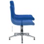 Swivel dining chairs 2 pcs blue velvet by vidaXL, dining chairs - Ref: Foro24-333801, Price: 97,99 €, Discount: %