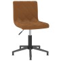 Swivel dining chairs 2 units brown velvet by vidaXL, dining chairs - Ref: Foro24-333817, Price: 78,01 €, Discount: %