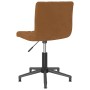 Swivel dining chairs 2 units brown velvet by vidaXL, dining chairs - Ref: Foro24-333817, Price: 78,01 €, Discount: %