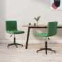 Swivel dining chairs 2 units dark green velvet by vidaXL, dining chairs - Ref: Foro24-333822, Price: 94,61 €, Discount: %