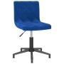 Swivel dining chairs 2 pcs blue velvet by vidaXL, dining chairs - Ref: Foro24-333823, Price: 82,62 €, Discount: %