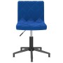 Swivel dining chairs 2 pcs blue velvet by vidaXL, dining chairs - Ref: Foro24-333823, Price: 82,62 €, Discount: %