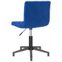 Swivel dining chairs 2 pcs blue velvet by vidaXL, dining chairs - Ref: Foro24-333823, Price: 82,62 €, Discount: %