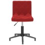 2pcs Red Wine Red Velvet Swivel Dining Chairs by vidaXL, dining chairs - Ref: Foro24-333825, Price: 94,91 €, Discount: %