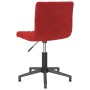 2pcs Red Wine Red Velvet Swivel Dining Chairs by vidaXL, dining chairs - Ref: Foro24-333825, Price: 94,91 €, Discount: %