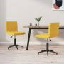 Swivel dining chairs 2 pcs mustard yellow velvet by vidaXL, dining chairs - Ref: Foro24-333826, Price: 94,61 €, Discount: %