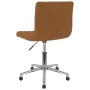 Swivel dining chairs 2 units brown velvet by vidaXL, dining chairs - Ref: Foro24-333839, Price: 95,55 €, Discount: %