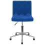 Sillas de comedor giratorias 2 uds terciopelo azul de vidaXL, Sillas de comedor - Ref: Foro24-333845, Precio: 95,87 €, Descue...