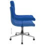 Sillas de comedor giratorias 2 uds terciopelo azul de vidaXL, Sillas de comedor - Ref: Foro24-333845, Precio: 95,87 €, Descue...