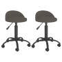 Swivel dining chairs 2 units dark gray velvet by vidaXL, dining chairs - Ref: Foro24-333644, Price: 67,99 €, Discount: %