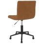 Swivel dining chairs 2 units brown velvet by vidaXL, dining chairs - Ref: Foro24-333861, Price: 78,99 €, Discount: %