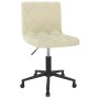 Swivel dining chairs 2 pcs cream velvet by vidaXL, dining chairs - Ref: Foro24-333862, Price: 82,72 €, Discount: %