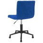 Sillas de comedor giratorias 2 uds terciopelo azul de vidaXL, Sillas de comedor - Ref: Foro24-333867, Precio: 79,42 €, Descue...