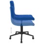 Sillas de comedor giratorias 2 uds terciopelo azul de vidaXL, Sillas de comedor - Ref: Foro24-333867, Precio: 79,42 €, Descue...