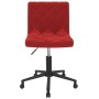 Swivel dining chairs 2 units red velvet by vidaXL, dining chairs - Ref: Foro24-333869, Price: 78,12 €, Discount: %