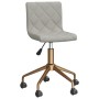 Light Gray Velvet Swivel Dining Chair by vidaXL, dining chairs - Ref: Foro24-333874, Price: 85,63 €, Discount: %