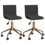 Swivel dining chairs 2 units dark gray velvet by vidaXL, dining chairs - Ref: Foro24-333886, Price: 90,99 €, Discount: %