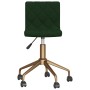 Swivel dining chairs 2 units dark green velvet by vidaXL, dining chairs - Ref: Foro24-333888, Price: 105,62 €, Discount: %