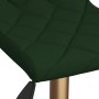 Swivel dining chairs 2 units dark green velvet by vidaXL, dining chairs - Ref: Foro24-333888, Price: 105,62 €, Discount: %