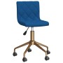 Sillas de comedor giratorias 2 uds terciopelo azul de vidaXL, Sillas de comedor - Ref: Foro24-333889, Precio: 103,78 €, Descu...