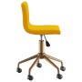 Swivel dining chairs 2 pcs mustard yellow velvet by vidaXL, dining chairs - Ref: Foro24-333892, Price: 90,58 €, Discount: %