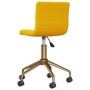 Swivel dining chairs 2 pcs mustard yellow velvet by vidaXL, dining chairs - Ref: Foro24-333892, Price: 90,58 €, Discount: %