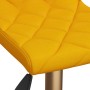 Swivel dining chairs 2 pcs mustard yellow velvet by vidaXL, dining chairs - Ref: Foro24-333892, Price: 90,58 €, Discount: %