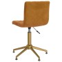 Swivel dining chairs 2 units brown velvet by vidaXL, dining chairs - Ref: Foro24-333905, Price: 108,99 €, Discount: %