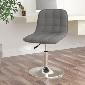 Silla de comedor giratoria tela gris claro de vidaXL, Sillas de comedor - Ref: Foro24-333915, Precio: 64,49 €, Descuento: %