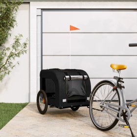 Pet Bicycle Trailer Iron Oxford Cloth Black by vidaXL, pet strollers - Ref: Foro24-93842, Price: 104,99 €, Discount: %